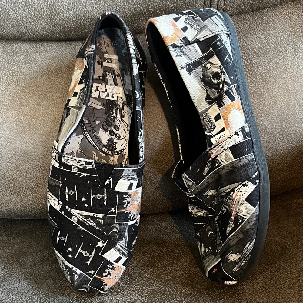 Star Wars Death Star TOMS Slip On Shoes